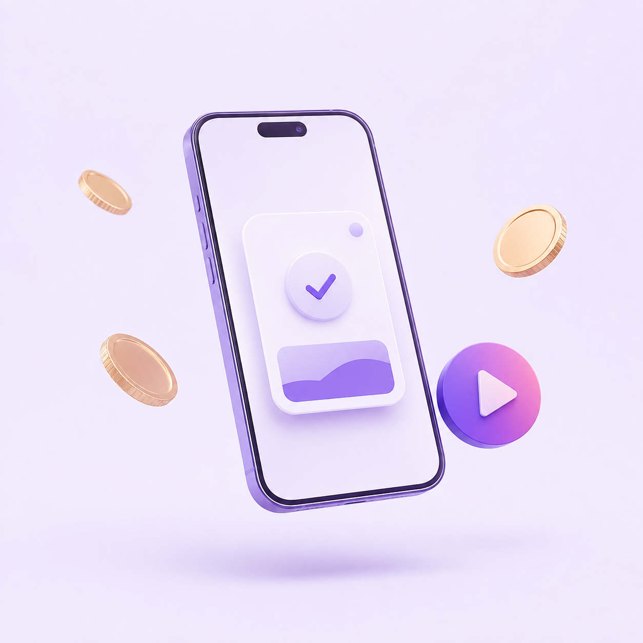 Parceiro Fyzo recebendo comissão no celular